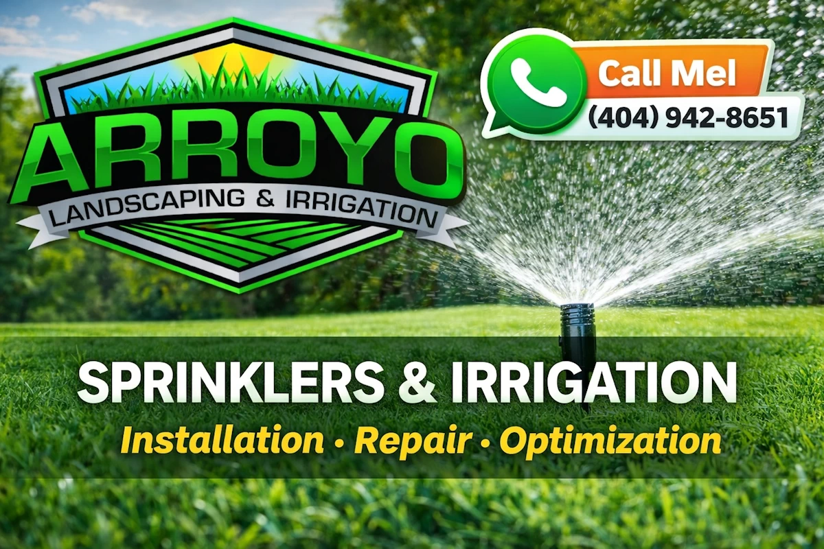 Sprinkler and irrigation support for golf course sod installation in Georgia