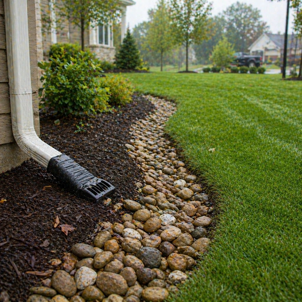 Lawn-drainage-Services-Atlanta