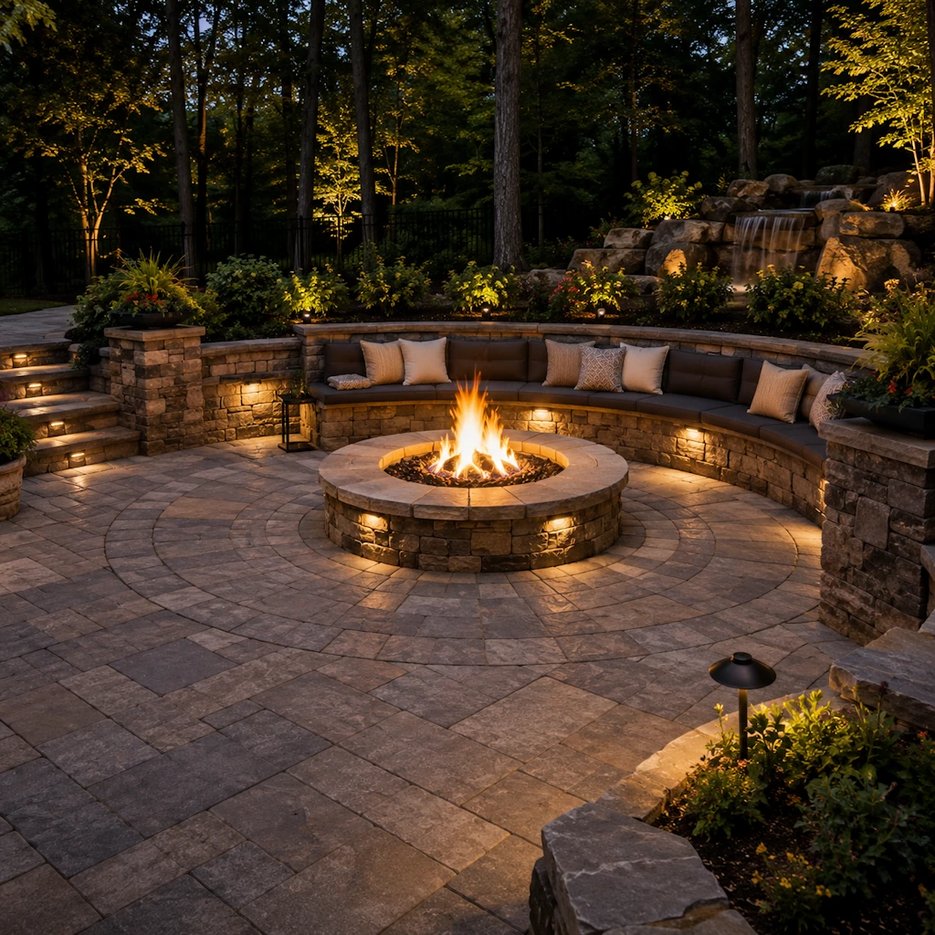 Hardscape construction and outdoor living services near Atlanta